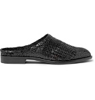 Hender Scheme - Woven Leather Loafers - Black
