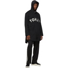 Y-3 Black Yohji Letters Baseball Shirt