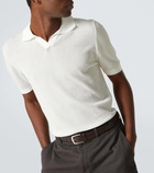 Fedeli Cotton piqué polo shirt