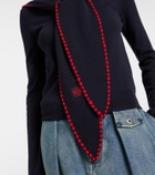 Loewe Scarf-detail wool sweater