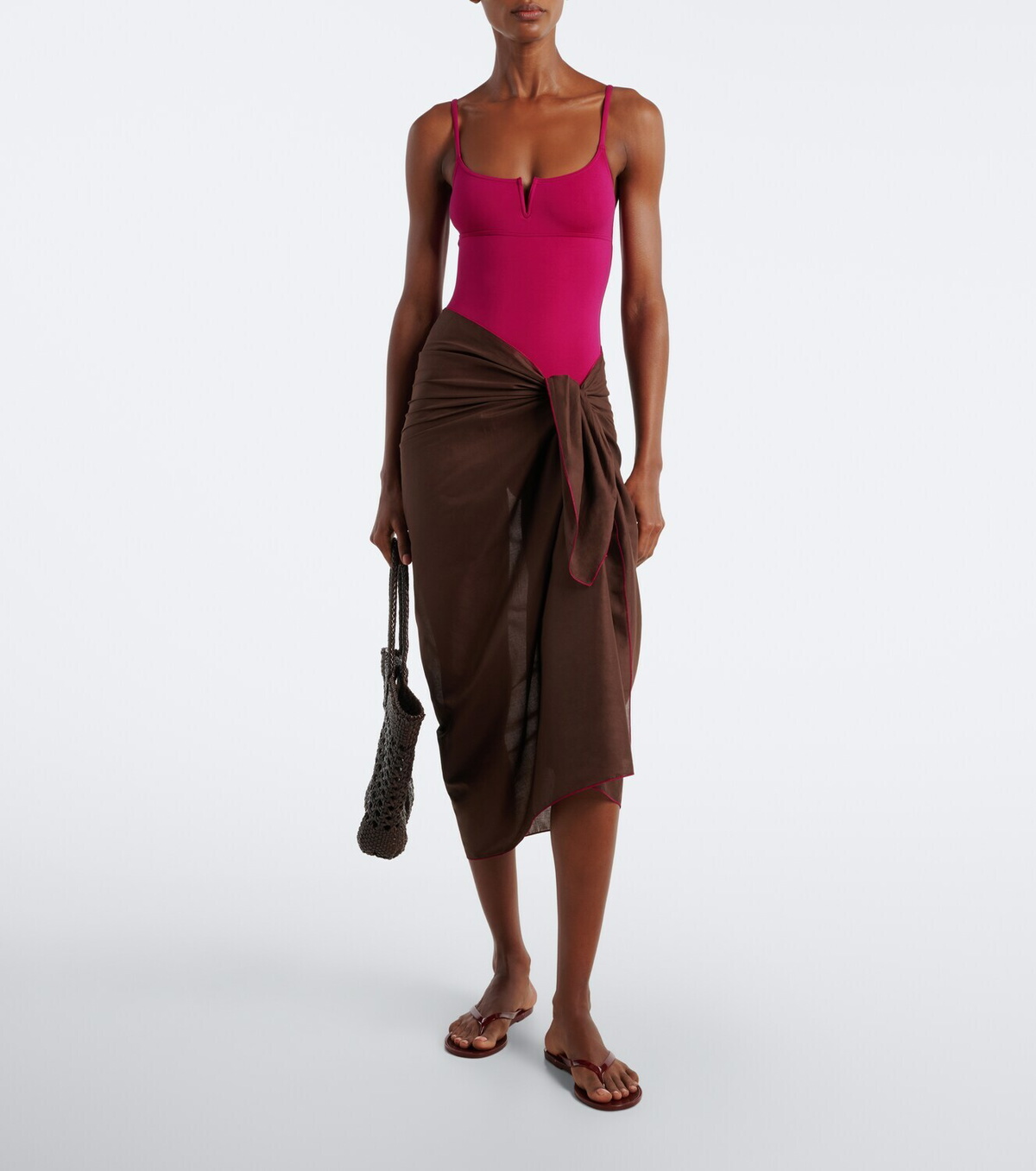 Eres Cabine cotton beach cover-up