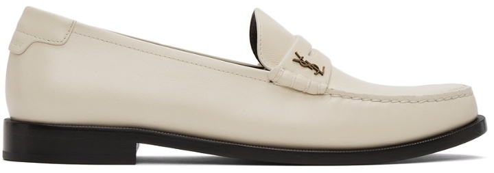 Photo: Saint Laurent Off-White 'Le Loafer' Loafers