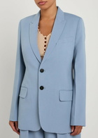 Victoria Beckham Woven Blazer Grey