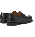 J.M. Weston - 180 The Moccasin Leather Penny Loafers - Black