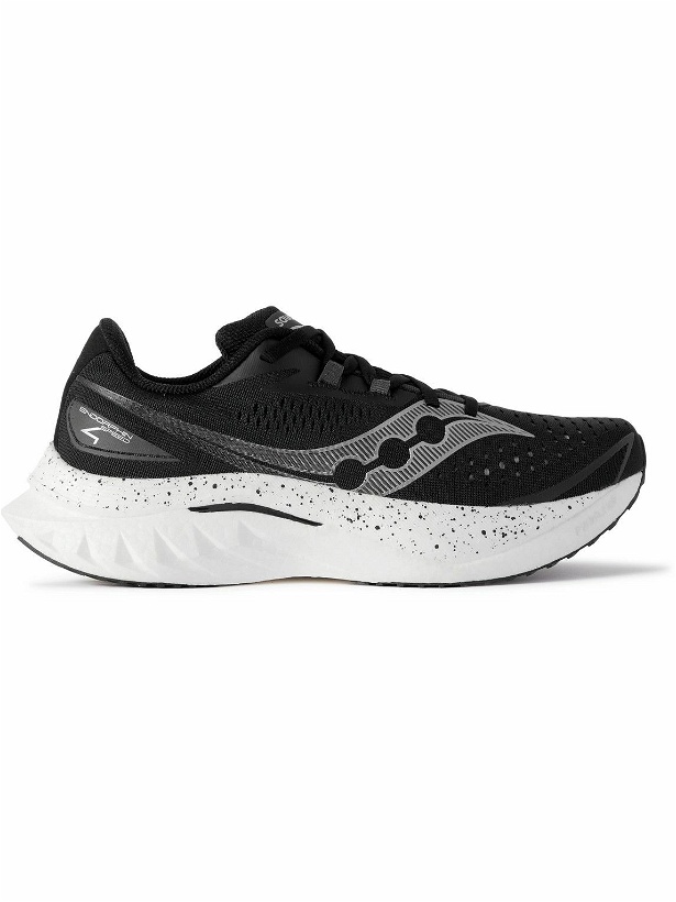 Photo: Saucony - Endorphin Speed 4 Rubber-Trimmed Mesh Sneakers - Black