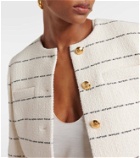 Nili Lotan Paige striped tweed jacket