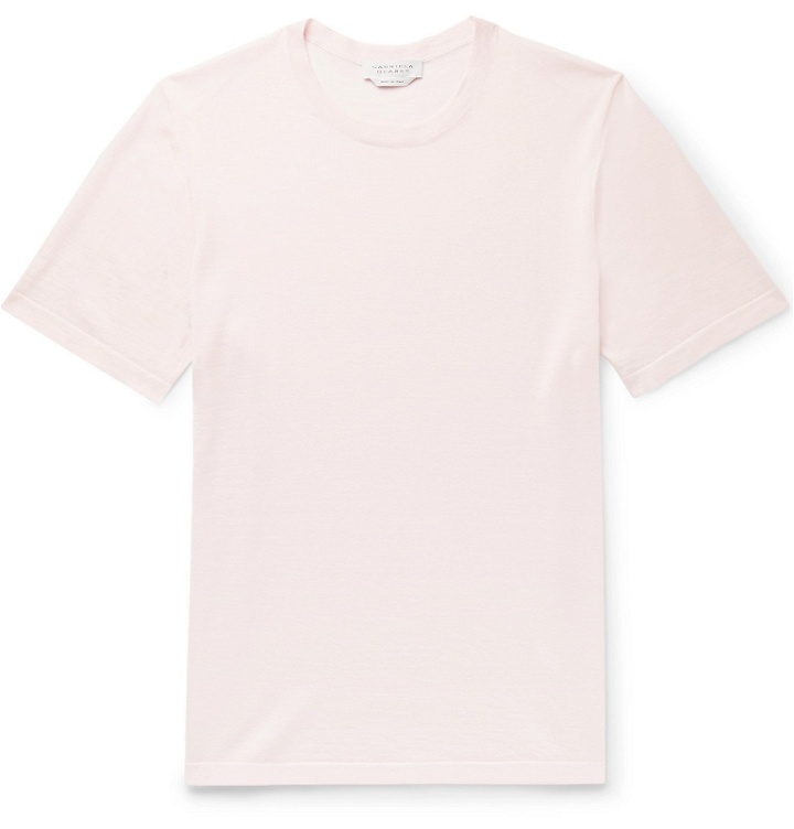 Photo: Gabriela Hearst - Melville Cashmere T-Shirt - Pink