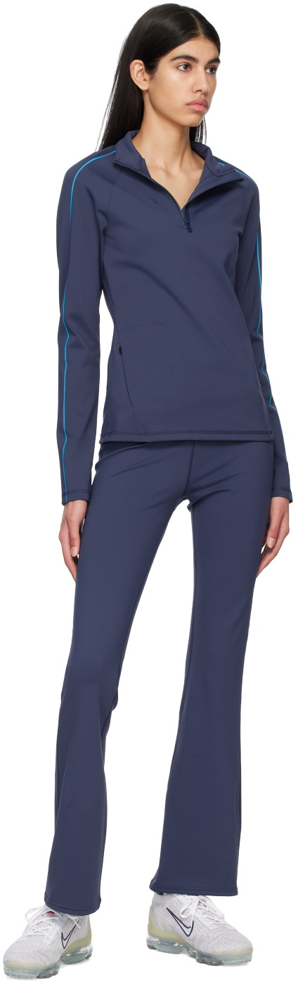 Outdoor Voices Blue Flared Leggings