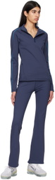 Outdoor Voices Blue Flared Leggings