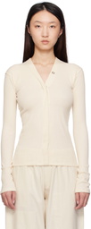Baserange Beige Tav Snaps Cardigan