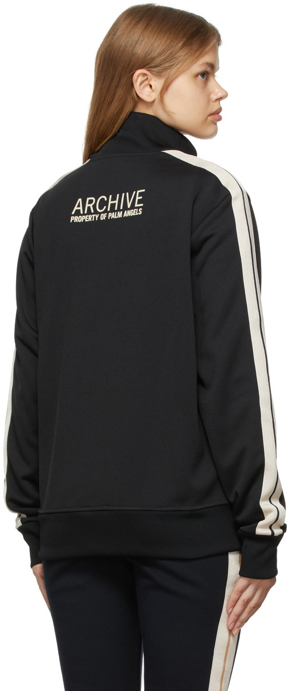 Moncler Genius 8 Moncler Palm Angels Black Logo Zip-Up