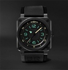 Bell & Ross - BR03-92 Automatic 42mm Ceramic and Rubber Watch - Black