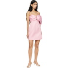 Marc Jacobs Pink Satin 'Pop J Marc' Bow Minidress