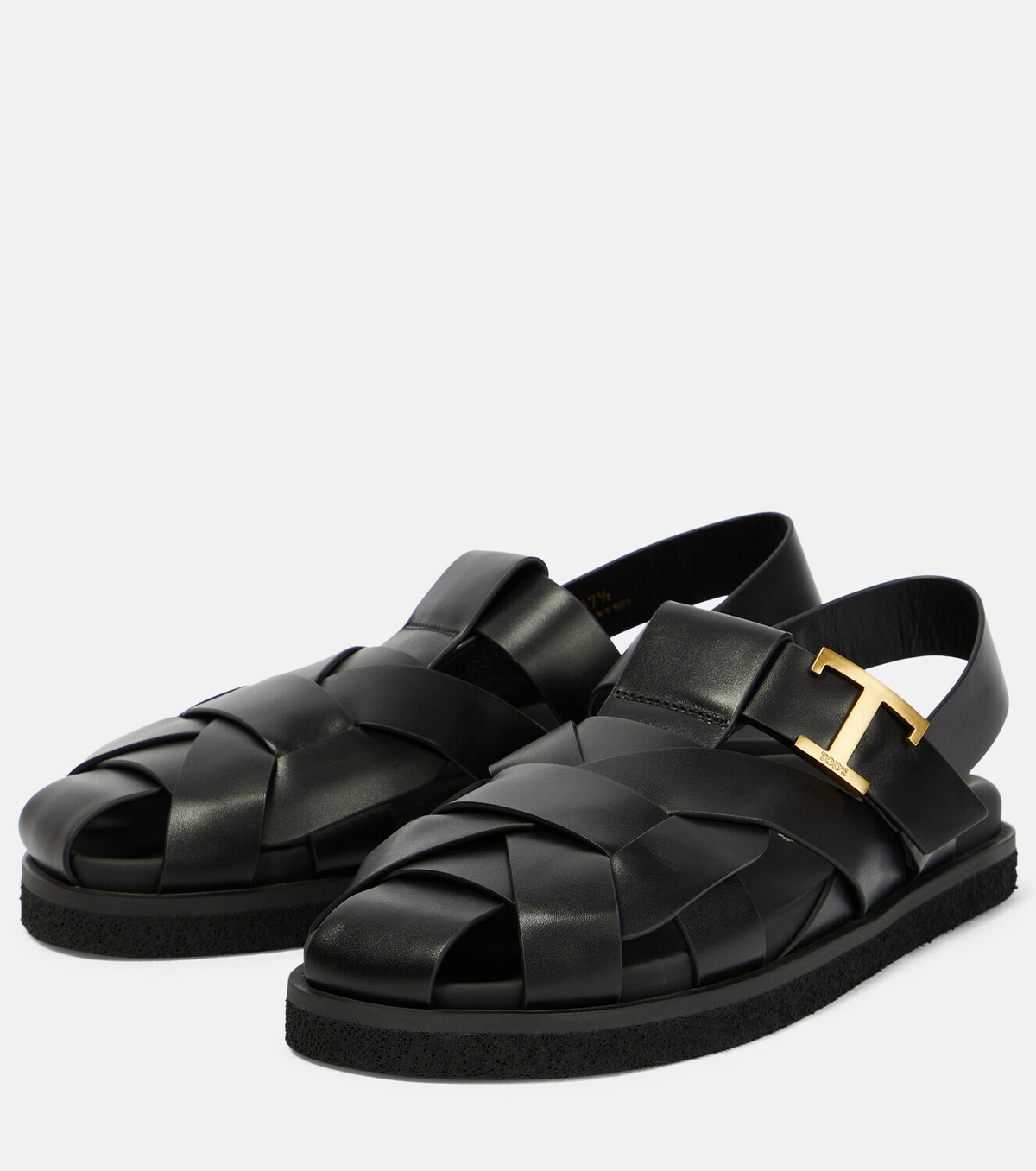 TOD'S トッズ leather sandals 黒 Woman BLACK Sandals in Leather XXW11K0FH50GOC40MB999 | Tods