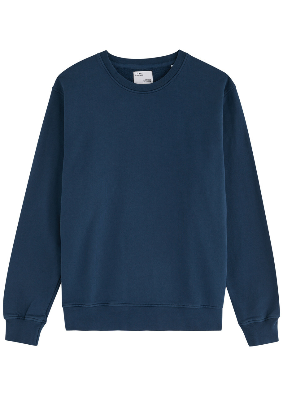 Colorful Standard Cotton Sweatshirt Blue