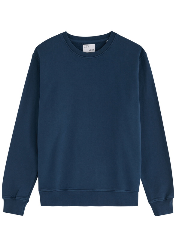 Photo: Colorful Standard Cotton Sweatshirt Blue