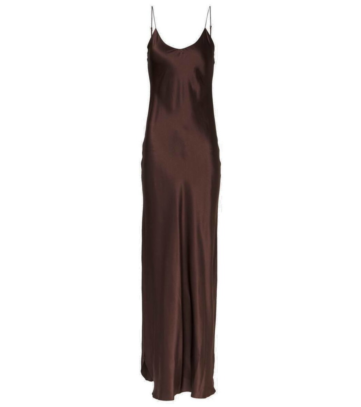 Photo: Nili Lotan Cami silk slip dress