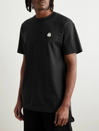 Moncler Genius - Palm Angels Logo-Appliquéd Cotton-Jersey T-Shirt - Black