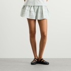 My Mum Made It Women's Pleat Mini Skirt in Mint