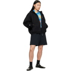 Balenciaga Black Zip-Up Hoodie