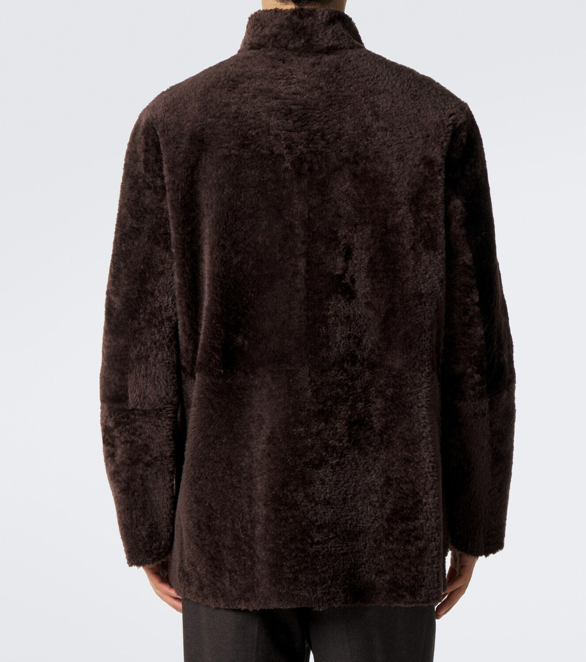 Arma Caleb reversible shearling and leather coat