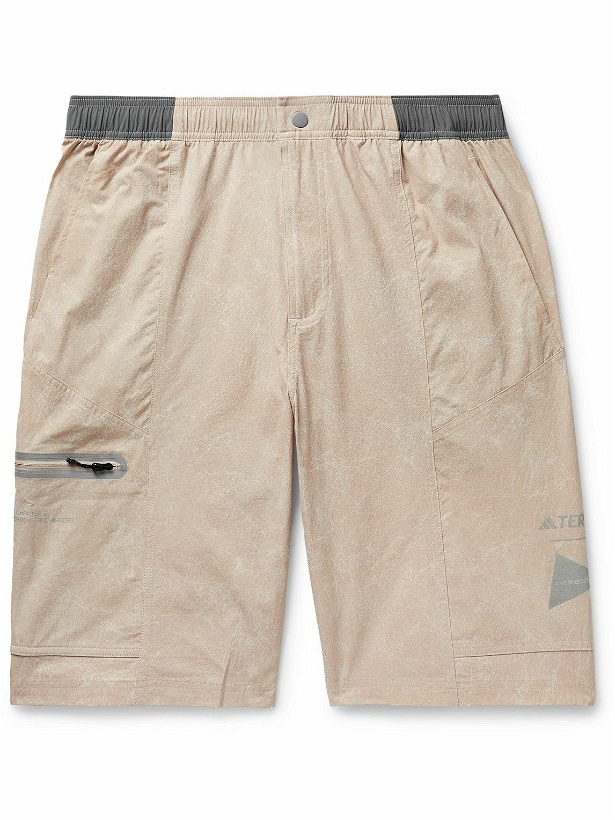 Photo: adidas Consortium - And Wander TERREX Wide-Leg Recycled-Shell Shorts - Brown