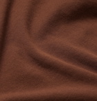 LORO PIANA - Cotton Polo Shirt - Brown