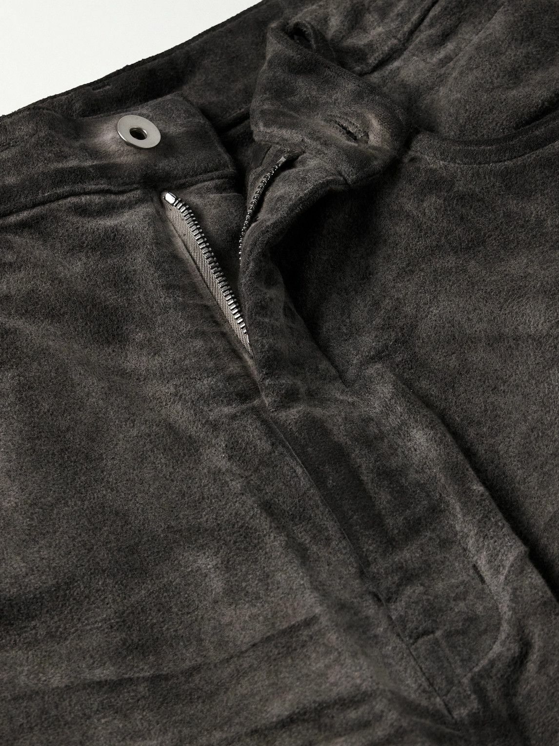 DRKSHDW by Rick Owens - Geth Wide-Leg Cotton-Moleskin Jeans - Brown