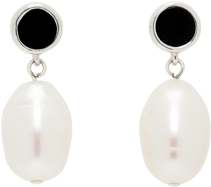 Sophie Buhai Silver & White Neue Pearl Earrings Sophie Buhai