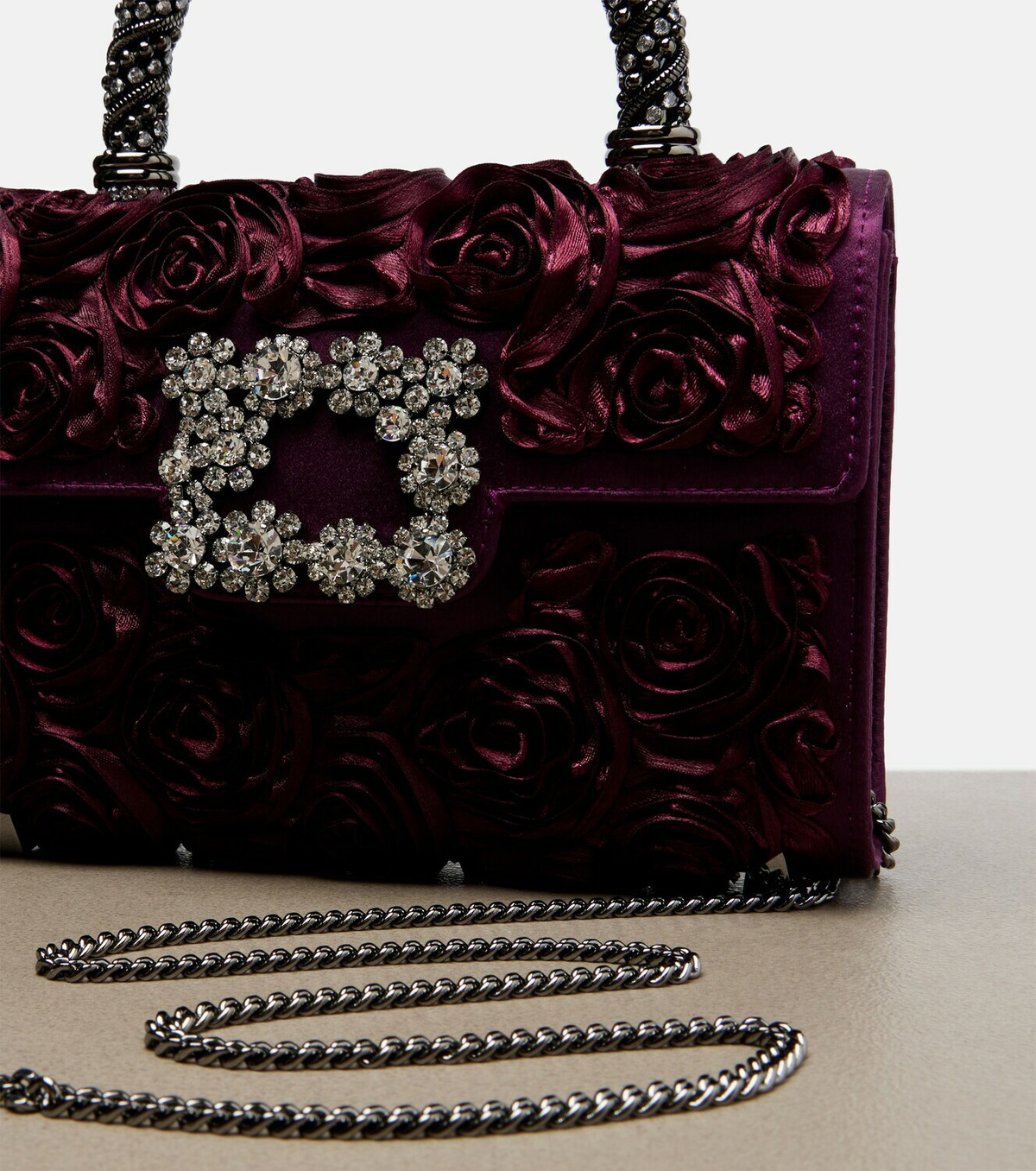 Roger Vivier Jewel Efflorescence Mini top-handle bag