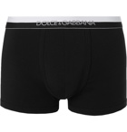 Dolce & Gabbana - Stretch-Cotton Boxer Briefs - Black