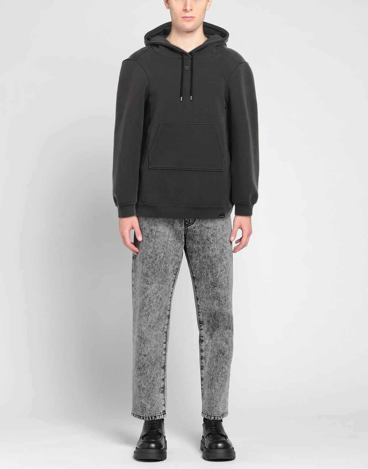 Courrèges Mens Sweatshirt Lead