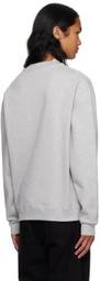 LGN Louis Gabriel Nouchi Gray Laceration Sweatshirt
