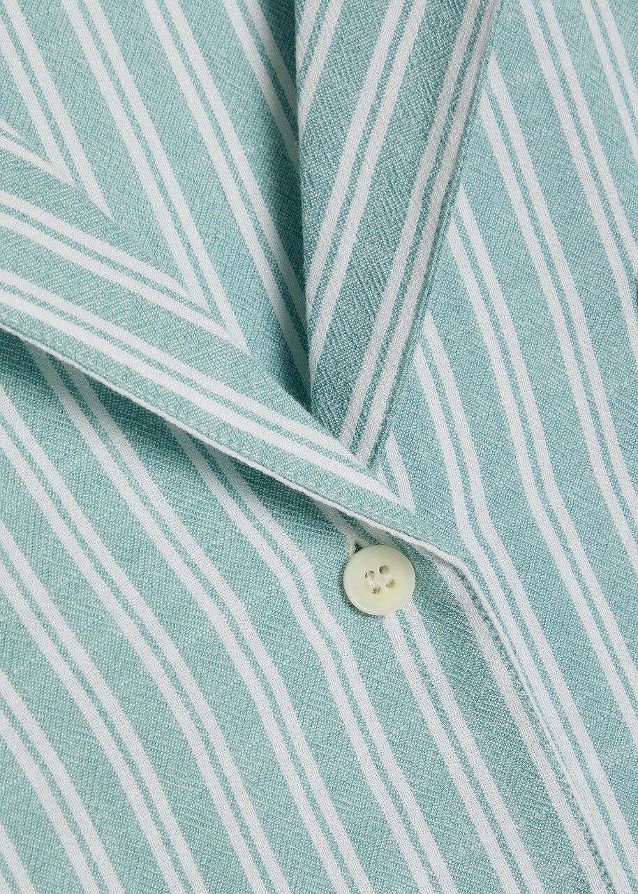 Eberjey Nautico Woven Pyjama set Green