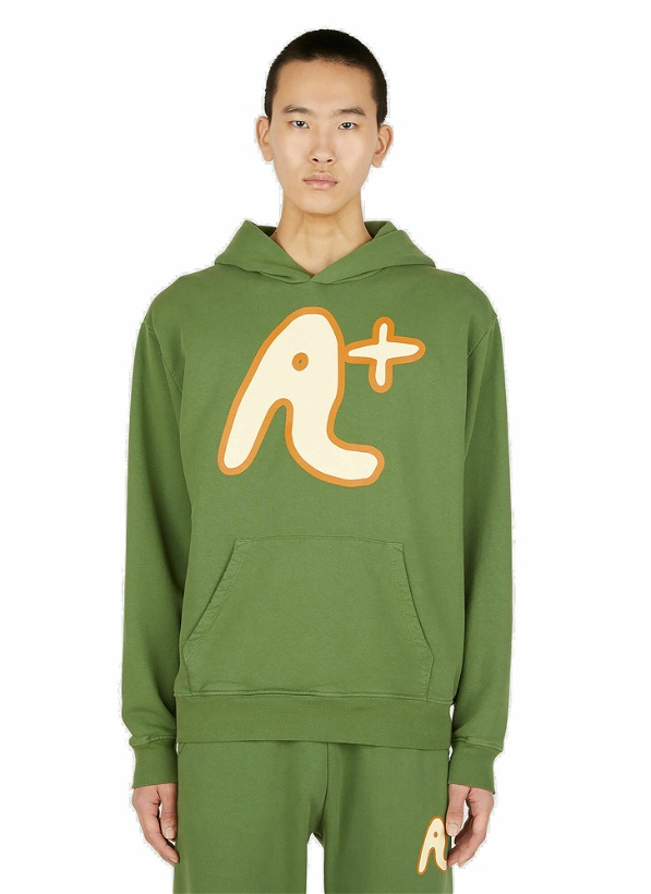 Photo: A+ Hooded Sweatshirt in Green