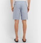 Orlebar Brown - Slim-Fit Linen-Chambray Drawstring Shorts - Blue