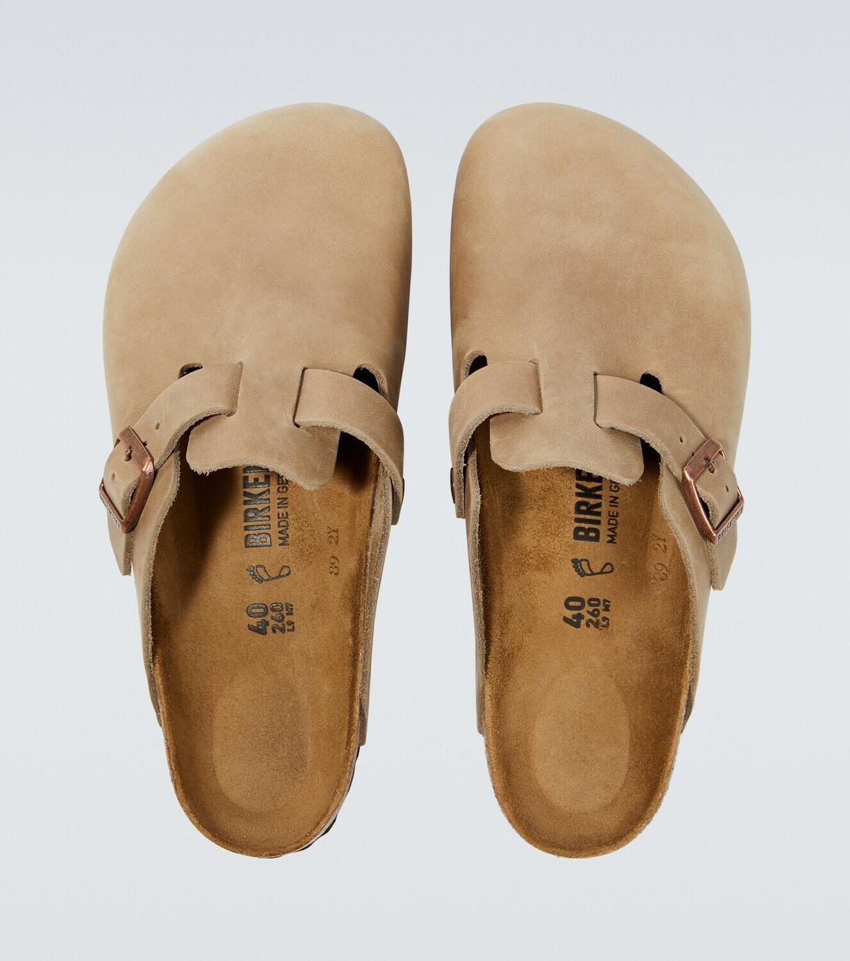 Birkenstock Men - Boston suede clogs