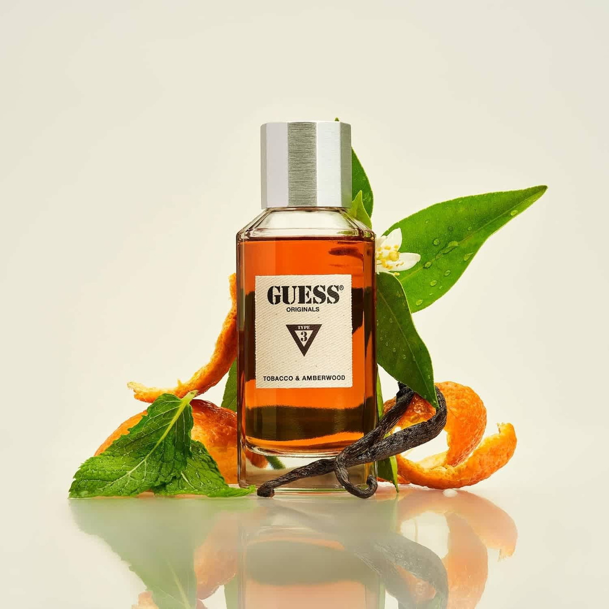 Guess Unisex Originals Type 3 Tobacco & Amberwood EDP Spray 3.4 oz Fragrances 085715323217