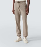 Allude Wool and cashmere sweatpants