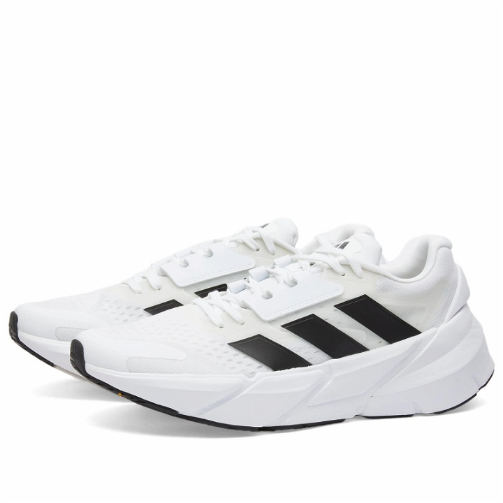 Photo: Adidas Running Men's Adidas Adistar 2 Sneakers in White/Core Black/Grey