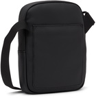 Lacoste Black Small Canvas LCST Messenger Bag