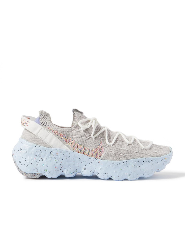 Photo: Nike - Space Hippie 04 Stretch-Knit Sneakers - Neutrals