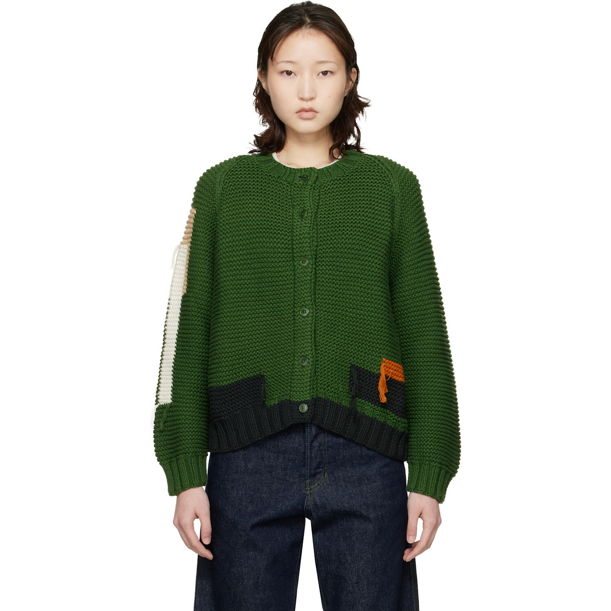 YMC Green Atomic Cardigan