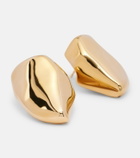 Bottega Veneta Prisma Small 18kt gold-plated earrings