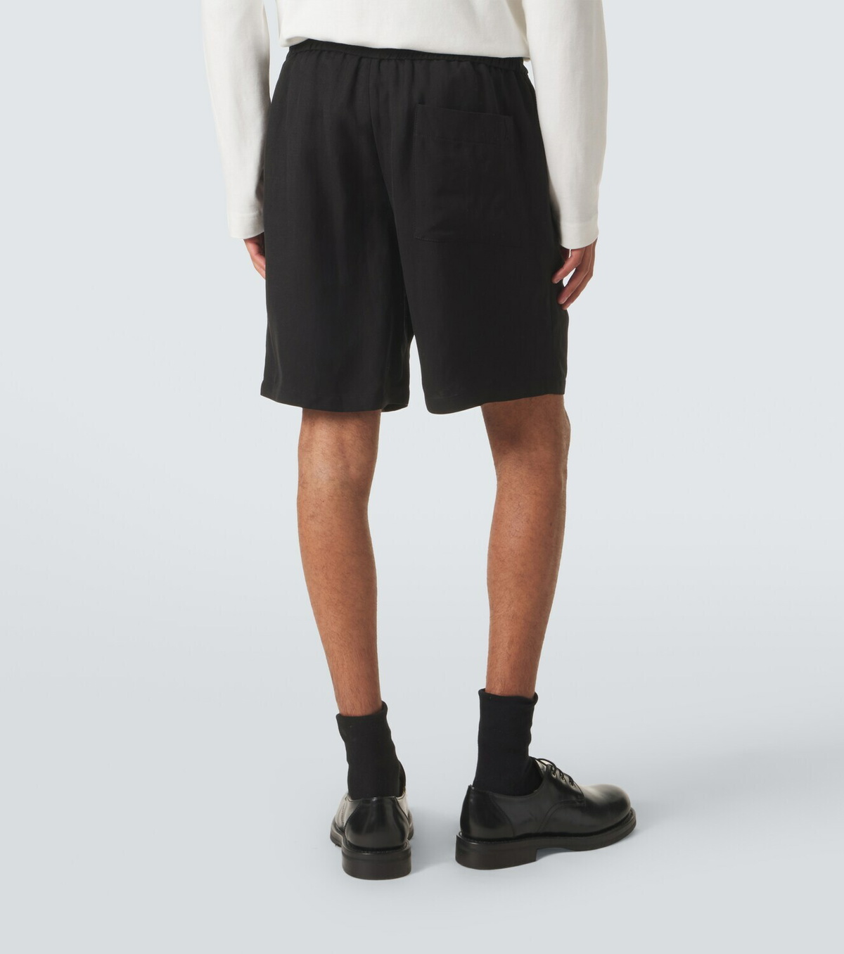 Ami Paris Ami De Cœur gabardine shorts