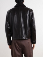 SAGE NATION - Glossed-Leather Jacket - Black