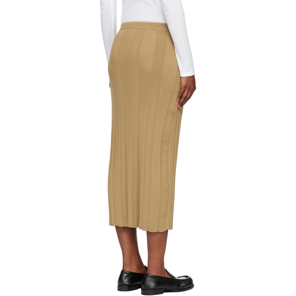 Proenza Schouler Khaki Ryanne Midi Skirt