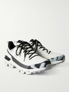 ON - Cloudwander Waterpoof High Alpine Rubber-Trimmed Mesh Running Sneakers - White