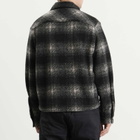 Moncler Men's Check Shirt Jacket in Black