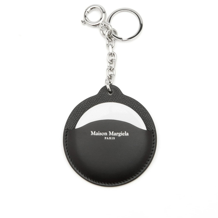 Photo: Maison Margiela Women's Circle Keyring in Black 